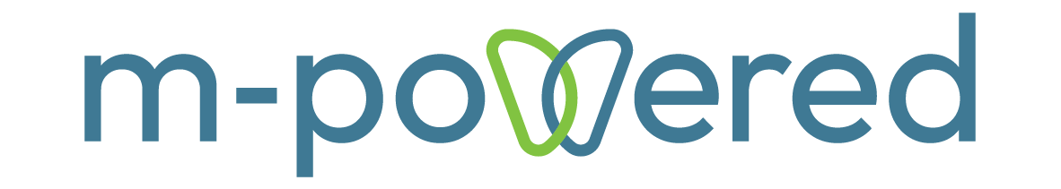 the m-powered logo with no strapline.